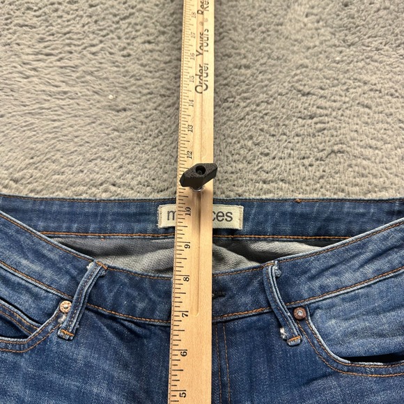 Maurices Jeans Womens 29x29 Blue Cotton Denim Skinny Leg Faded Stretch Workwear - Picture 3 of 12